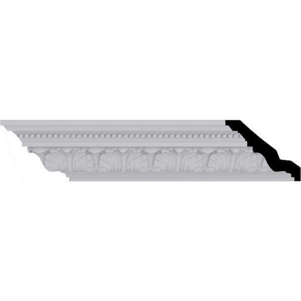 Ekena Millwork 3 3/4"H x 4 5/8"P x 6"F x 94 1/2"L Palmetto Crown Moulding MLD03X04X06PA - main